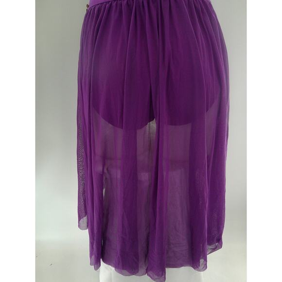 Dance Costume Lyrical Small Adult Purple Kelle Dress Flowy Contemporary Ballet - Picture 8 of 8